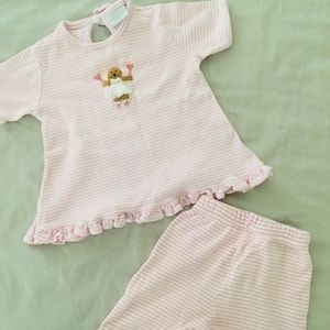 100%pima cotton squiggles by charlie pinkset